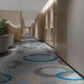 Hotel Hallway Nylon Printed Carpet NY11